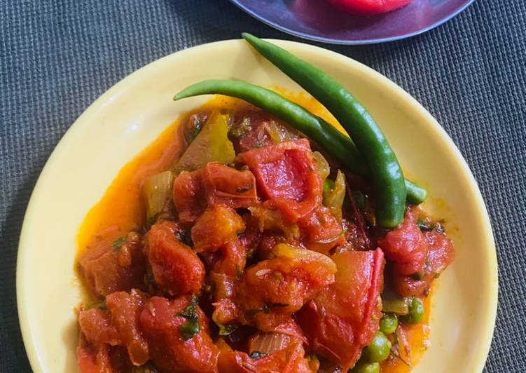 Simple Way to Make Quick Tamatar Ki Sabji