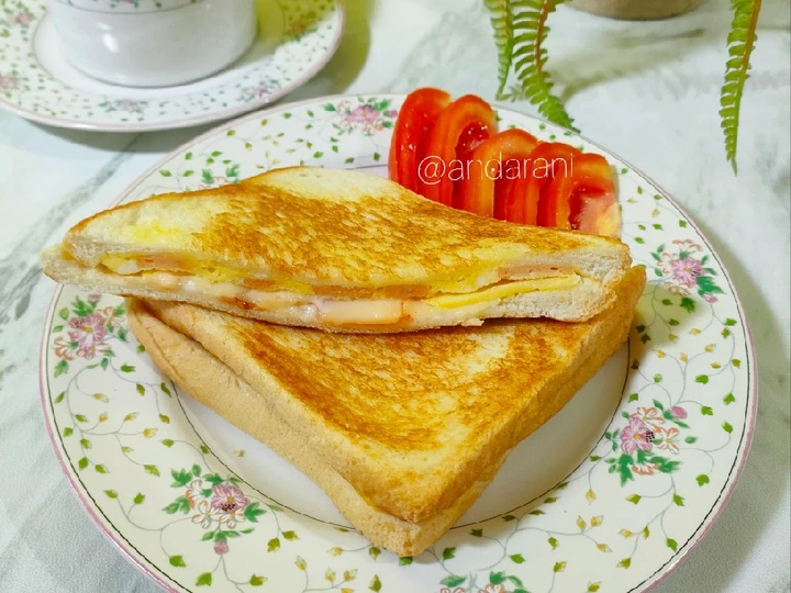 Langkah Gampang Membuat Resep Roti Panggang Isi Telur yang Menggugah Selera Anti Ribet, Uenak Banget