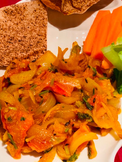 A picture of Onion Tomato Sabji.