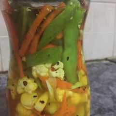 Vegetables pickle in vinegar A picture of Vegetables pickle in vinegar.