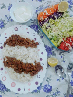 عکسی از دستور عدس پلو با گوشت