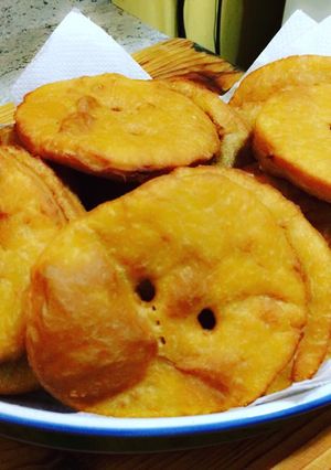Una foto de Sopaipilla con zapallo
