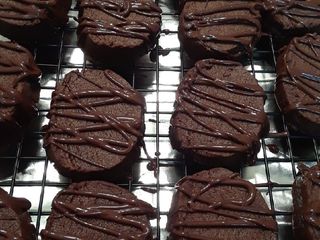 Chocolate Peppermint Slice and Bake Cookies
