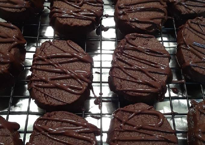 Chocolate Peppermint Slice and Bake Cookies