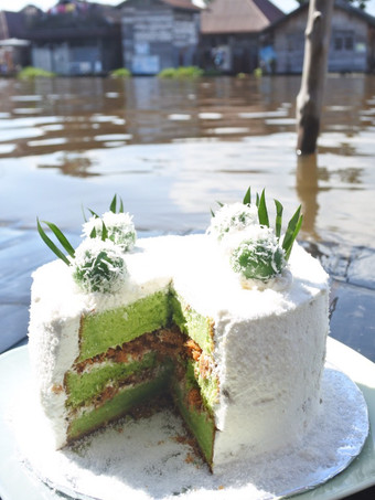 Resep Klepon cake kekinian by IRA Anti Gagal