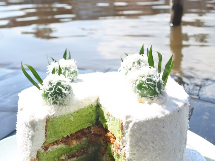 Resep Klepon cake kekinian by IRA Anti Gagal