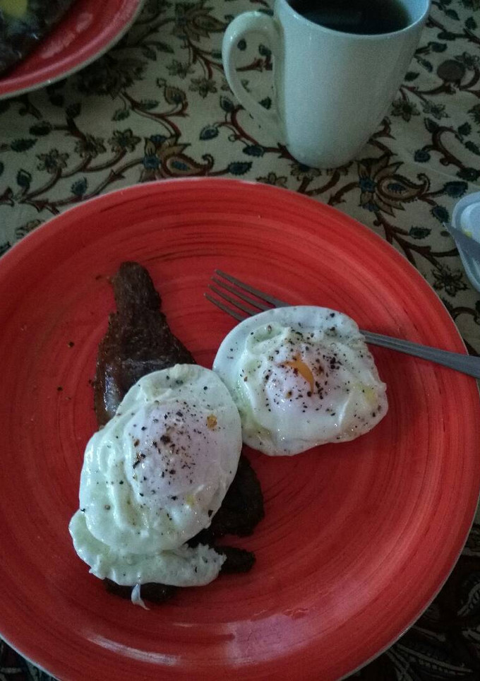 Una foto de Cetogénica: huevos con bistec