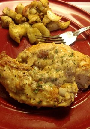 A picture of Dijon Tarragon Chicken.