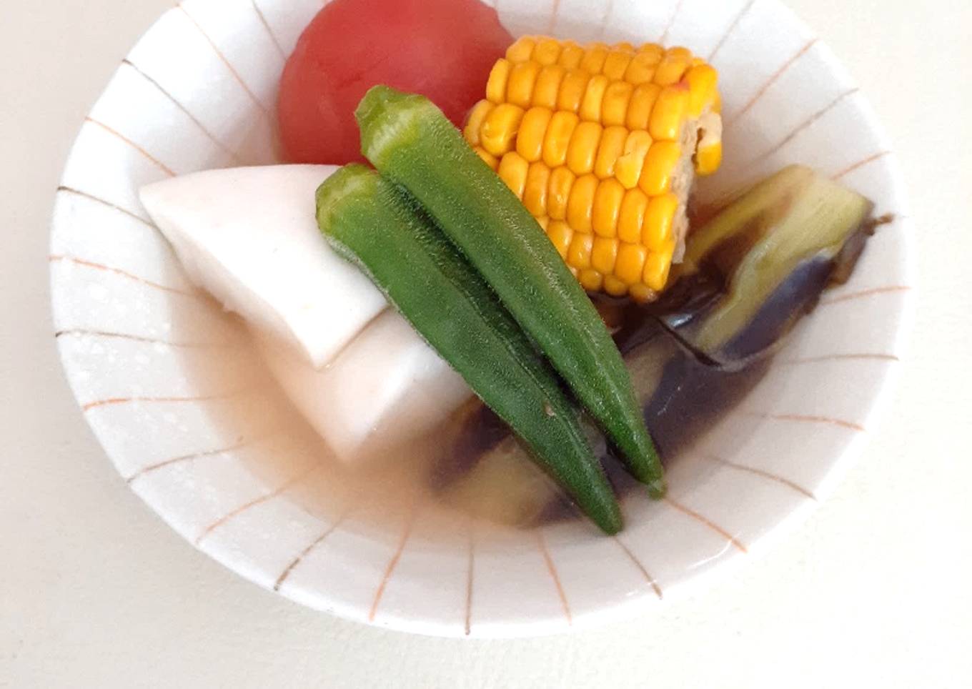 Oden with Summer Vegetables