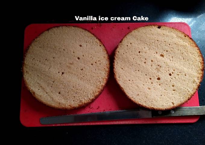 Vanilla Ice Cream Cake Recipe By Kavita R Cookpad