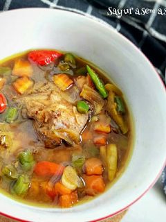 Foto resep Sayur asem asem daging ayam