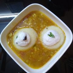 A picture of Suji idly sambar.