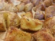 A picture of coriander roasted potatoes