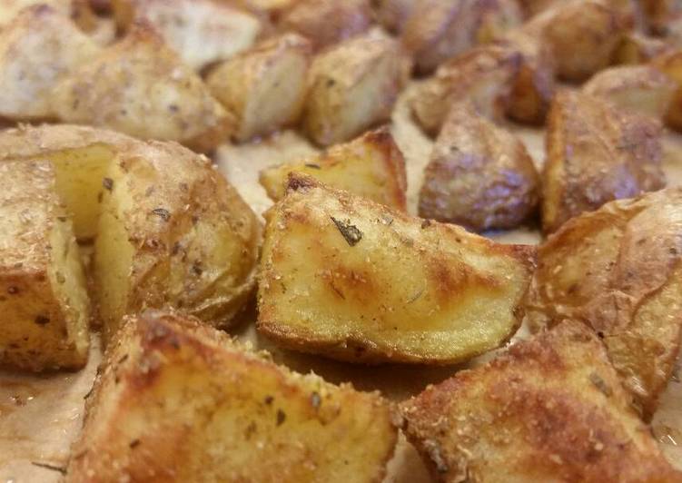 Recipe of Perfect Coriander Roasted Potatoes