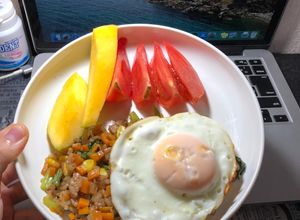 Hình của món Cơm rang eatclean cho người giảm cân❤️.