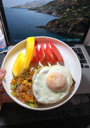 Hình của món Cơm rang eatclean cho người giảm cân❤️.