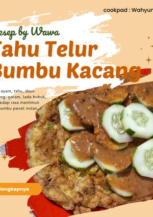 Foto resep Tahu Telur Bumbu Kacang