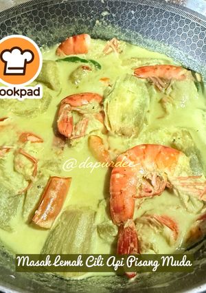 Gambar 👩‍🍳Masak Lemak Cili Api Pisang Muda