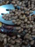 Frijoles machacaos con chiles y ajo a lo ranchero
