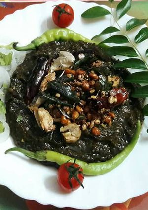 A picture of Sorrel leaves Chutney.