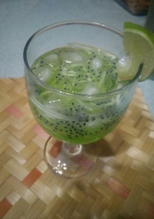 Foto resep Es timun serut selasih