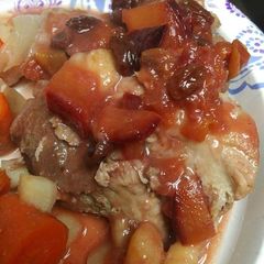 A picture of Rustic Sweet and Sour Sauce, for Chicken or Pork.