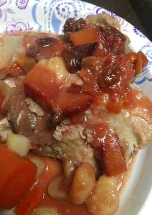 A picture of Rustic Sweet and Sour Sauce, for Chicken or Pork.