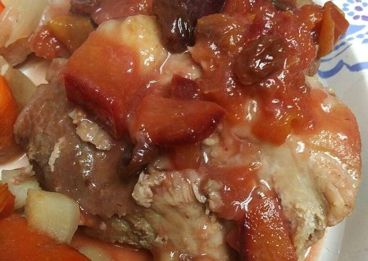 Recipe of Homemade Rustic Sweet and Sour Sauce, for Chicken or Pork
