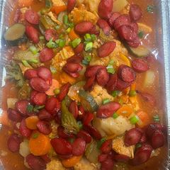 A picture of Chicken Afritada Menudo.