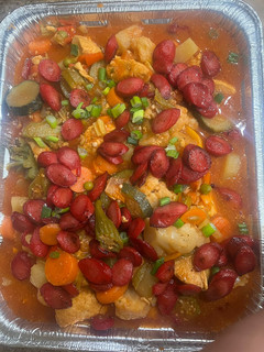 A picture of Chicken Afritada Menudo.