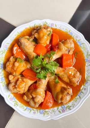 รูปของ ไก่น้ำแดงแบบง่ายๆ🍗🐔🍛