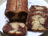 Budín marmolado