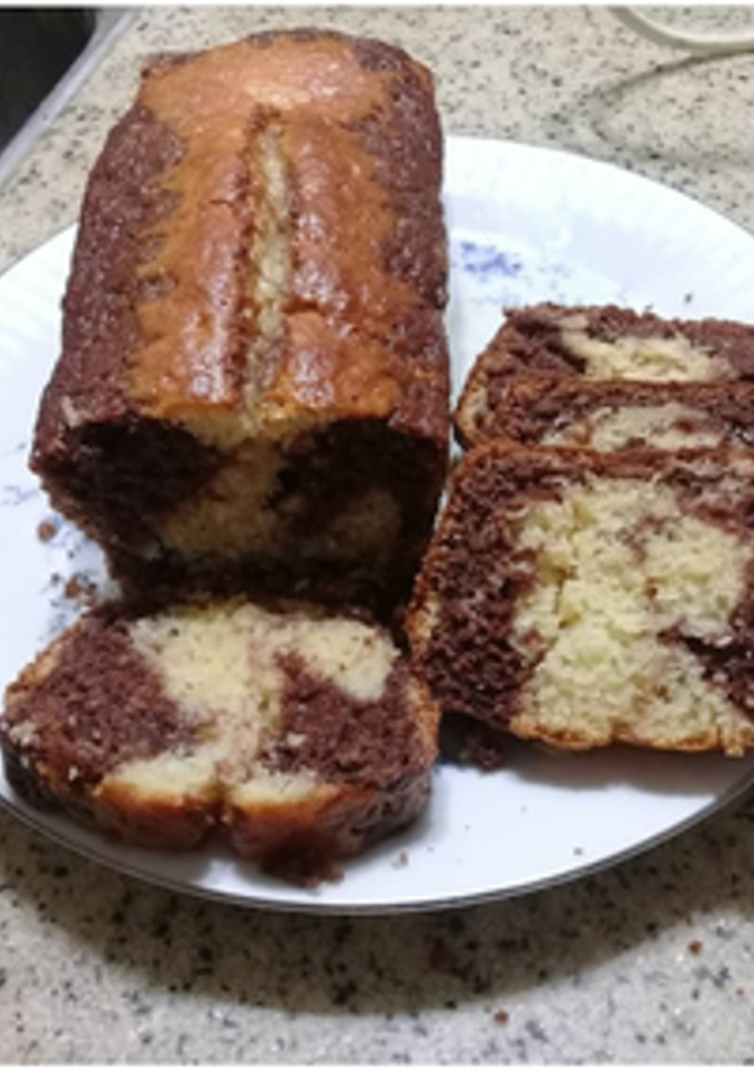 Una foto de Budín marmolado
