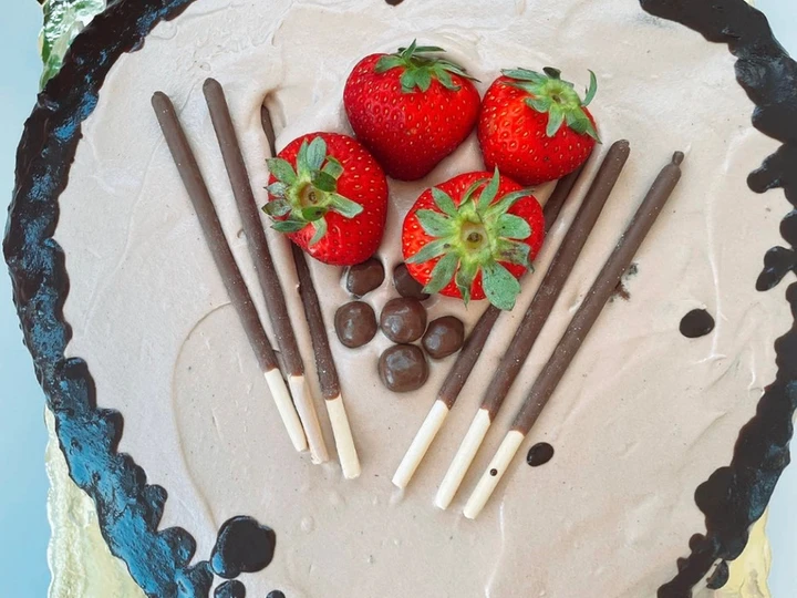 Cara Simple Membuat Resep  Chocolate Birthday Cake yang Enak Banget, Bikin Ketagihan