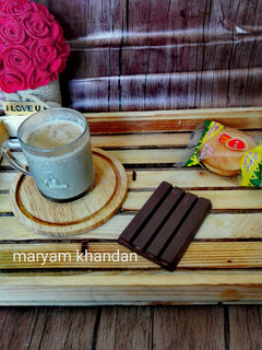 عکسی از دستور شیر نسکافه☕🍫