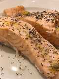 Salmone al vapore