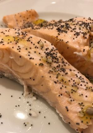 Foto di Salmone al vapore