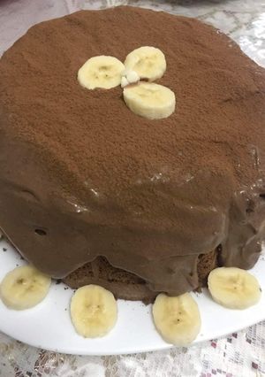 صورة لوصفة كيكة البركان بصلصة الشوكولاته