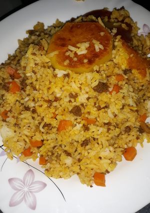 عکسی از دستور هویج پلو💜