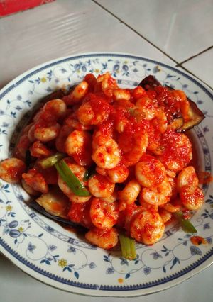Foto resep Balado udang terong yumiii