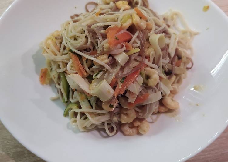 How to Make Favorite Noodles ai frutti di mare e verdure croccanti