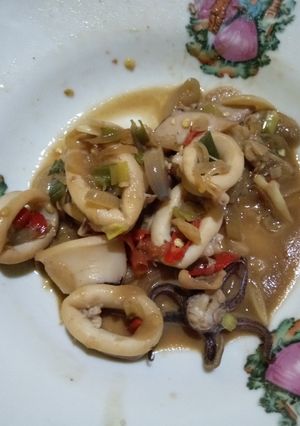 Foto resep Oseng Cumi Bumbu Rempah