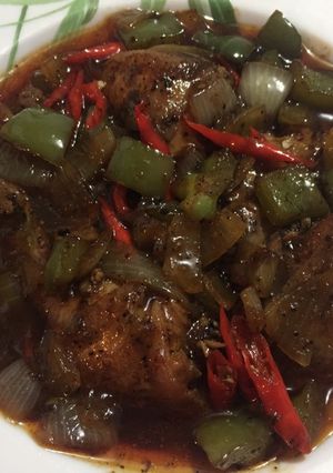 Foto resep Ayam Saus Lada Hitam