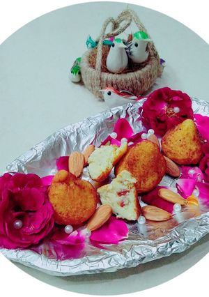 A picture of Milk modak.