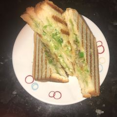 Ghughra Sandwich-Sandwich with Capsicum and onion-no potato sandwich A picture of Ghughra Sandwich-Sandwich with Capsicum and onion-no potato sandwich.