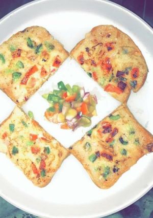 A picture of Bread pizza.