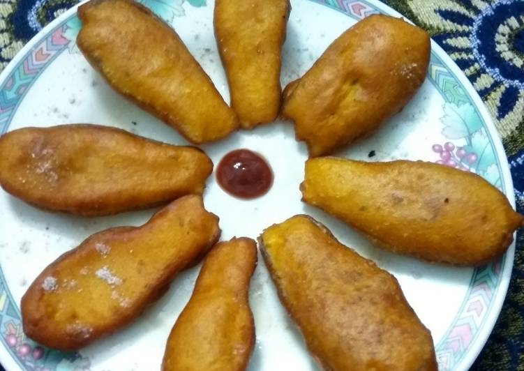 How to Make Perfect Crispy baiguni with a twist(brinjal fritters)