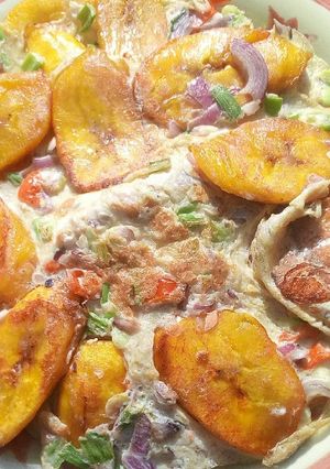 A picture of Plantain fritata.