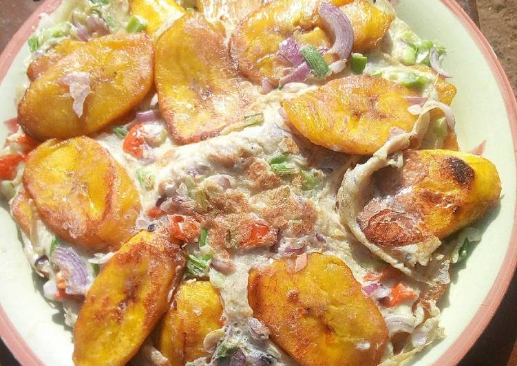 Plantain fritata