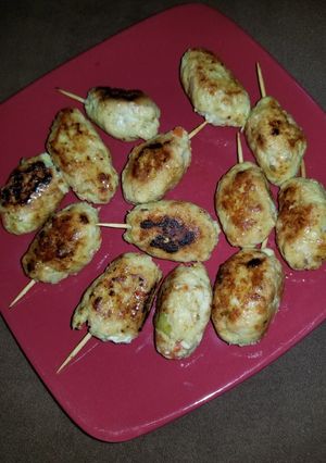 A picture of Chicken kebab.